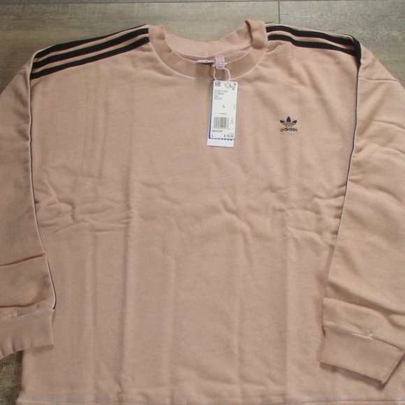 adidas Originals Women's Blush Crew Neck Sweater - Picture 3 of 11